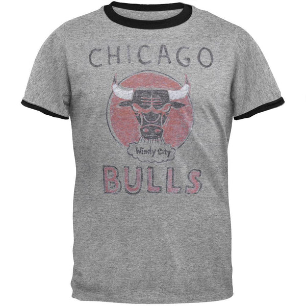 Chicago Bulls - Windy City Logo Soft Ringer T-Shirt