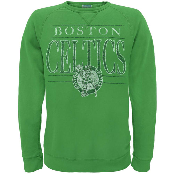 Boston Celtics - Distressed Classic Logo Crew Neck Sweatshirt