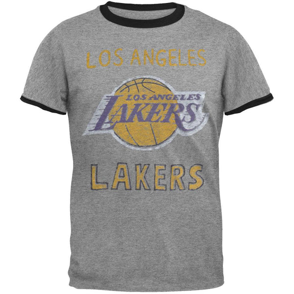 Los Angeles Lakers - Classic Logo Soft Ringer T-Shirt