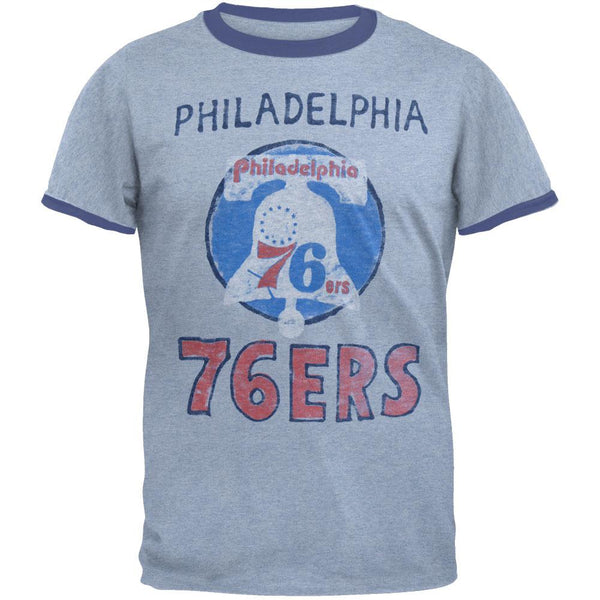 Philadelphia 76ers - Liberty Bell Logo Soft Ringer T-Shirt
