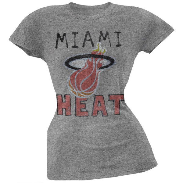 Miami Heat - Vintage Logo Juniors Soft T-Shirt