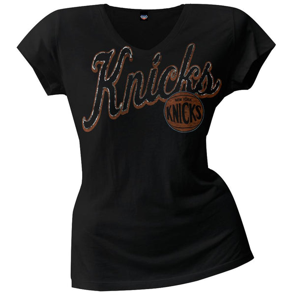New York Knicks - Logo Juniors V-Neck T-Shirt