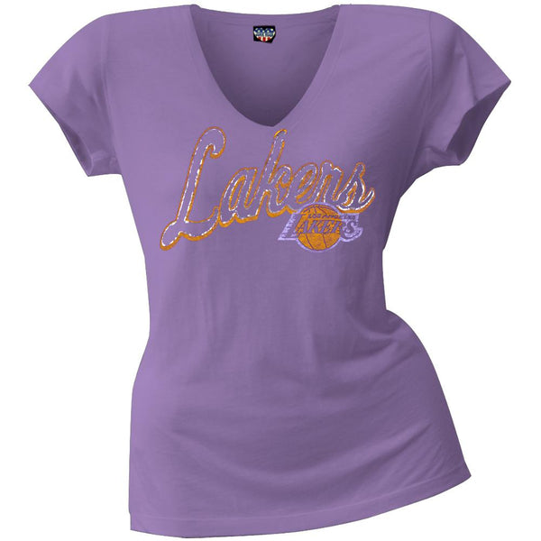 Los Angeles Lakers - Logo Juniors V-Neck T-Shirt