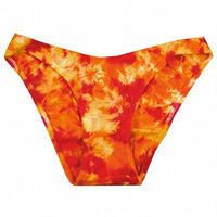 Hot Fire Crinkle Tie Dye Bathing Suit Bottom