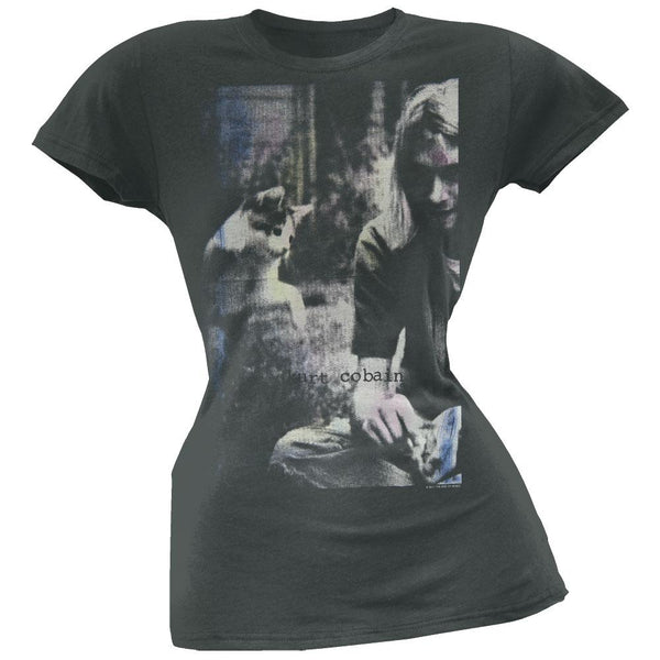 Kurt Cobain - Sepia Photo Juniors T-Shirt