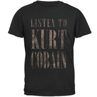 Kurt Cobain - Listen To Kurt Soft T-Shirt