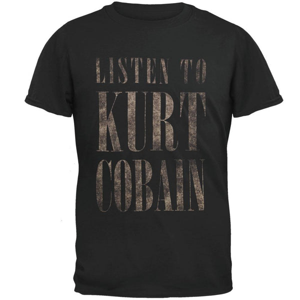 Kurt Cobain - Listen To Kurt Soft T-Shirt