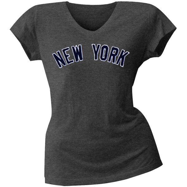 New York Yankees - Juniors Showtime Premium V-Neck T-Shirt