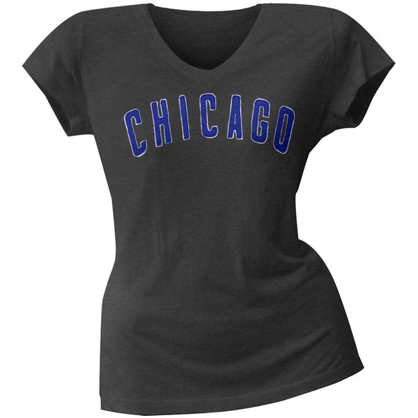 Chicago Cubs - Juniors Showtime Premium V-Neck T-Shirt