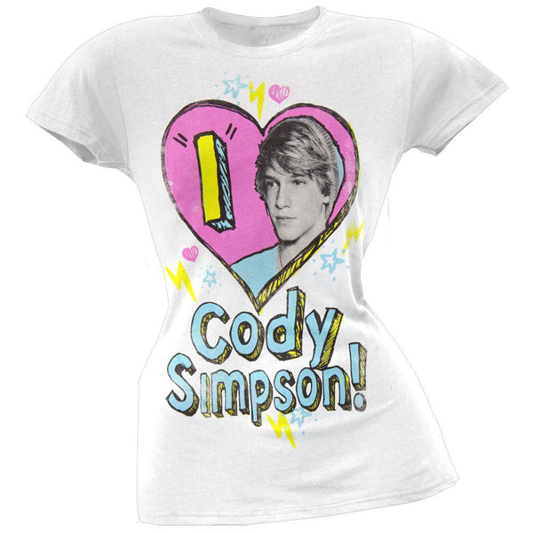 Cody Simpson - I Heart Sketch Juniors T-Shirt