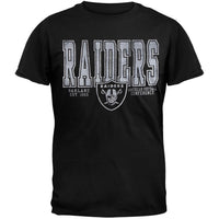 Oakland Raiders - Flanker Black Premium Adult T-Shirt