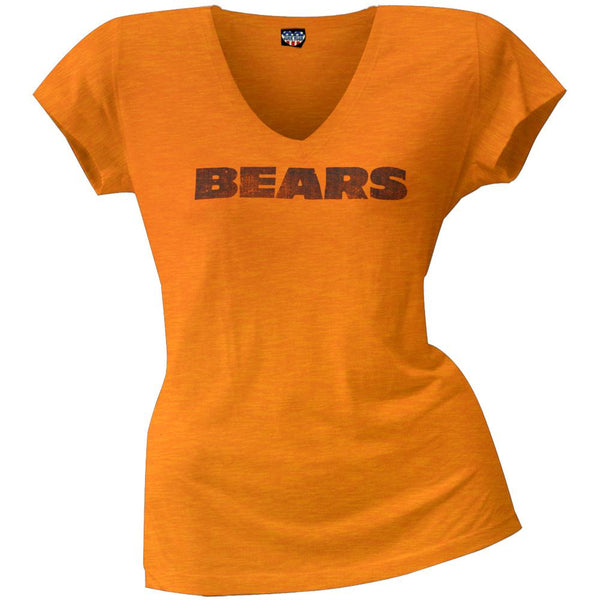 Chicago Bears - Scrum Logo Juniors Premium V-Neck T-Shirt