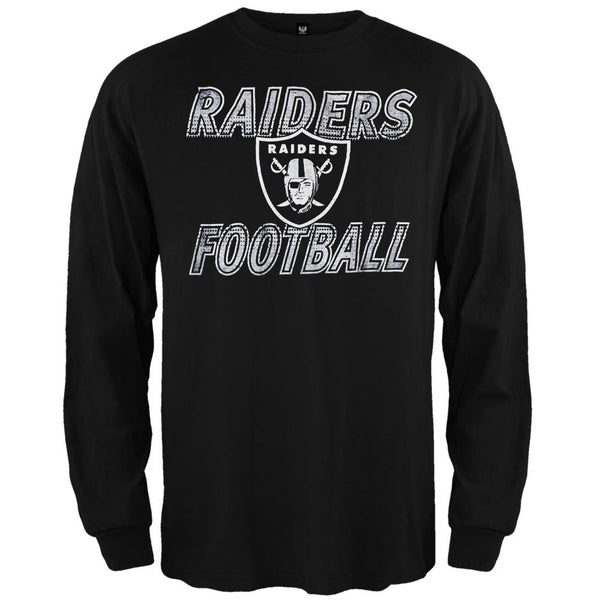 Oakland Raiders - Flanker Logo Premium Long Sleeve T-Shirt