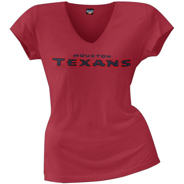 Houston Texans - Showtime Premium Juniors V-Neck T-Shirt