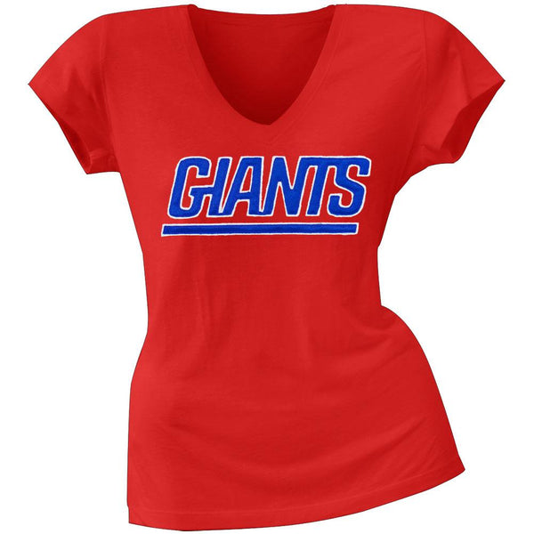 New York Giants - Showtime Premium Juniors V-Neck T-Shirt