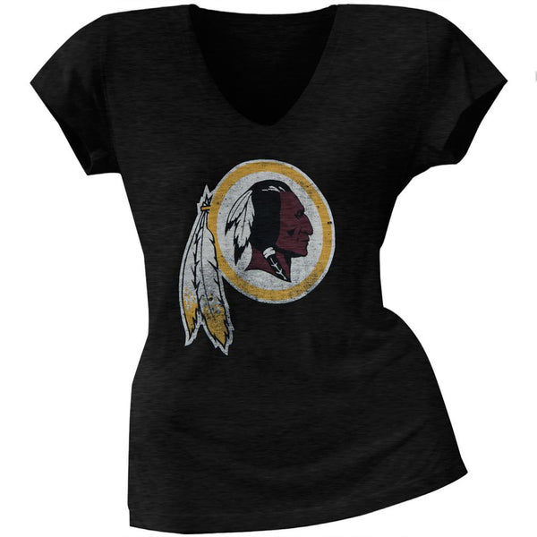 Washington Redskins - Scrum Logo Premium Juniors V-Neck T-Shirt