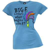 Dr. Seuss - What Begins With F? Juniors T-Shirt
