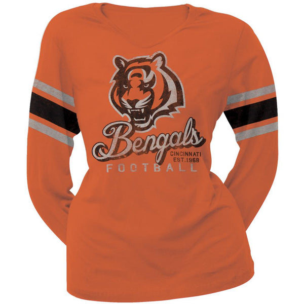Cincinnati Bengals - Homerun Premium Juniors Long Sleeve T-Shirt