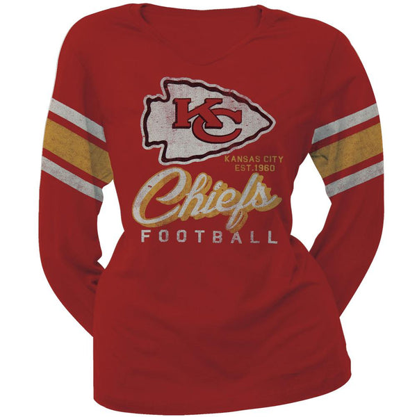 Kansas City Chiefs - Homerun Premium Juniors Long Sleeve T-Shirt