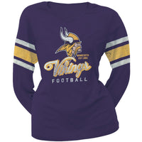 Minnesota Vikings - Homerun Premium Juniors Long Sleeve T-Shirt