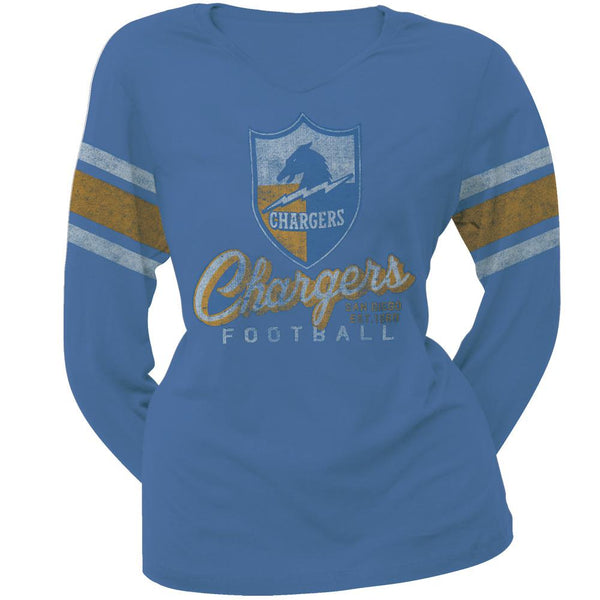 San Diego Chargers - Homerun Premium Juniors Long Sleeve T-Shirt