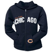 Chicago Bears - Pep Rally Premium Juniors Full Zip Hoodie