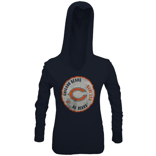 Chicago Bears - Primetime Juniors Hooded Long Sleeve T-Shirt