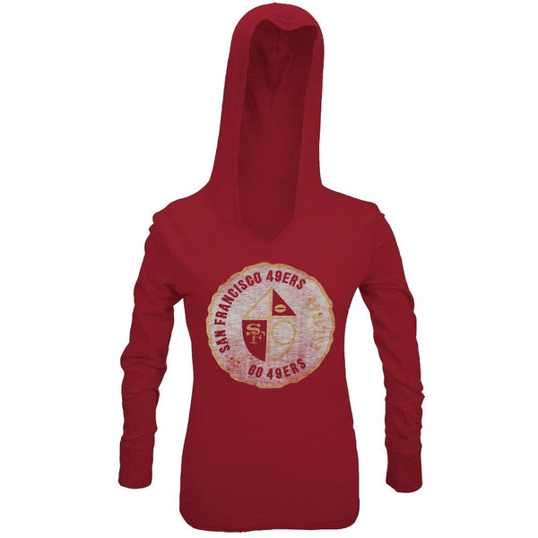 San Francisco 49ers - Primetime Juniors Hooded Long Sleeve T-Shirt