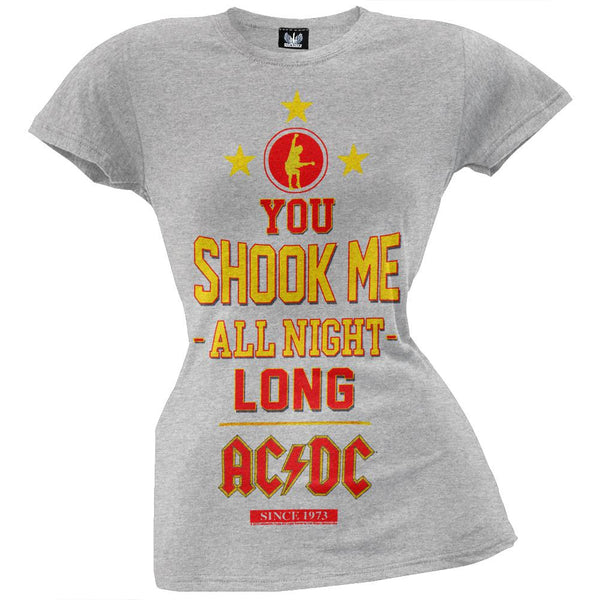 AC/DC - Yout Shook Me All Night Long Juniors T-Shirt
