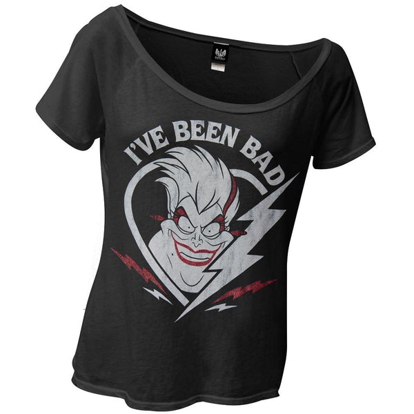 Little Mermaid - I've Been Bad Juniors Slouch T-Shirt