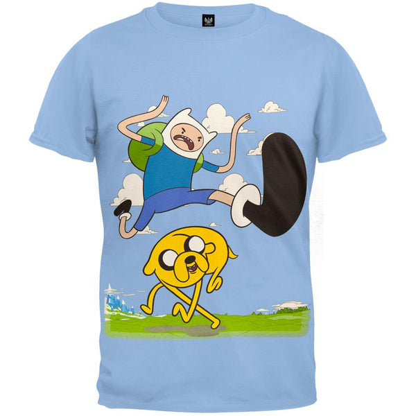 Adventure Time - Finn Kick Jump T-Shirt