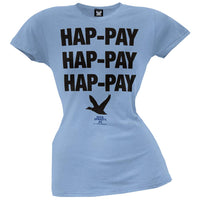 Duck Dynasty - Hap-Pay Sky Blue Juniors T-Shirt