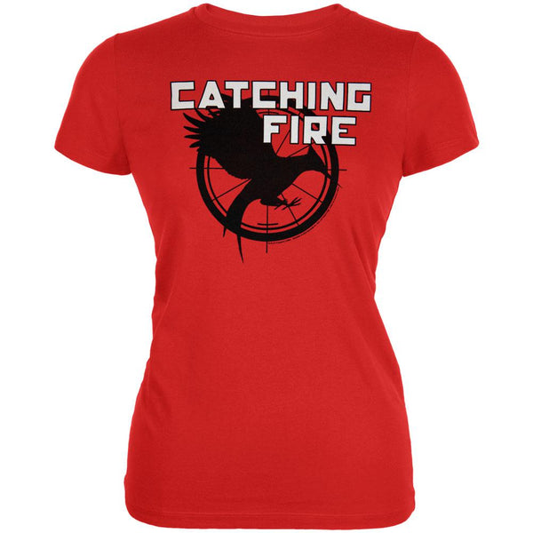 The Hunger Games - Catching Fire Logo Juniors T-Shirt