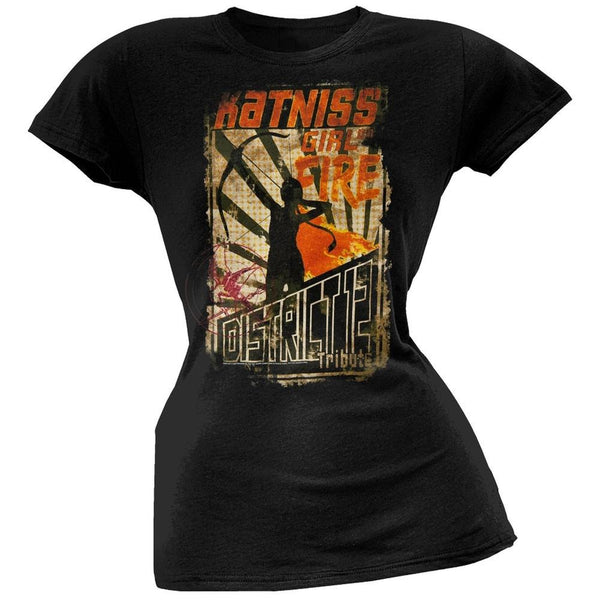 The Hunger Games - Girl on Fire Juniors T-Shirt
