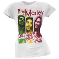 Bob Marley - Don't Worry About a Thing Juniors T-Shirt