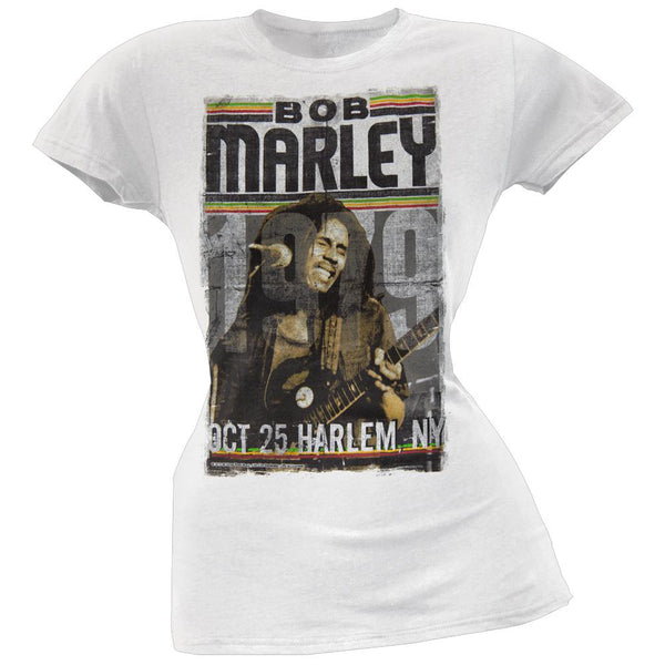 Bob Marley - Harlem Poster Juniors T-Shirt