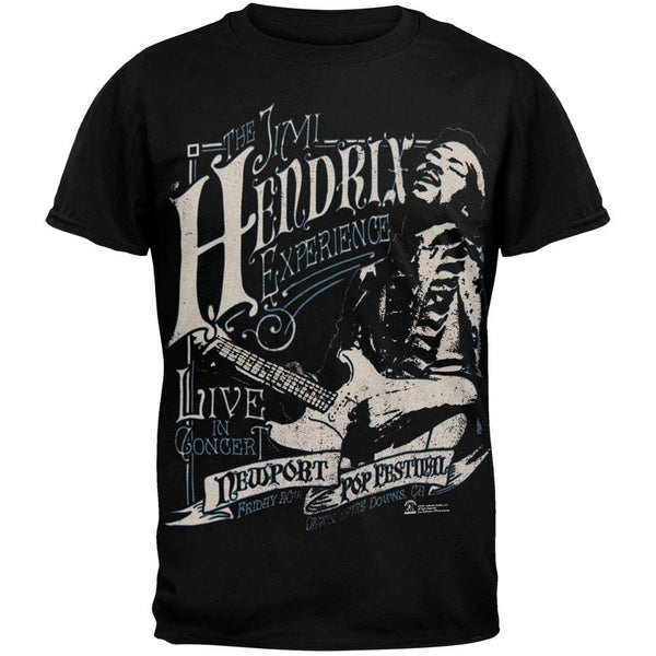 Jimi Hendrix - Newport Pop Festival T-Shirt