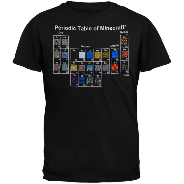Minecraft - Periodic Table Youth T-Shirt