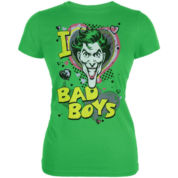 Batman - I Heart Bad Boys Juniors T-Shirt