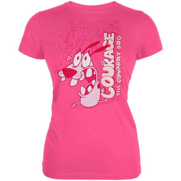 Courage the Cowardly Dog - Running Scared Juniors T-Shirt