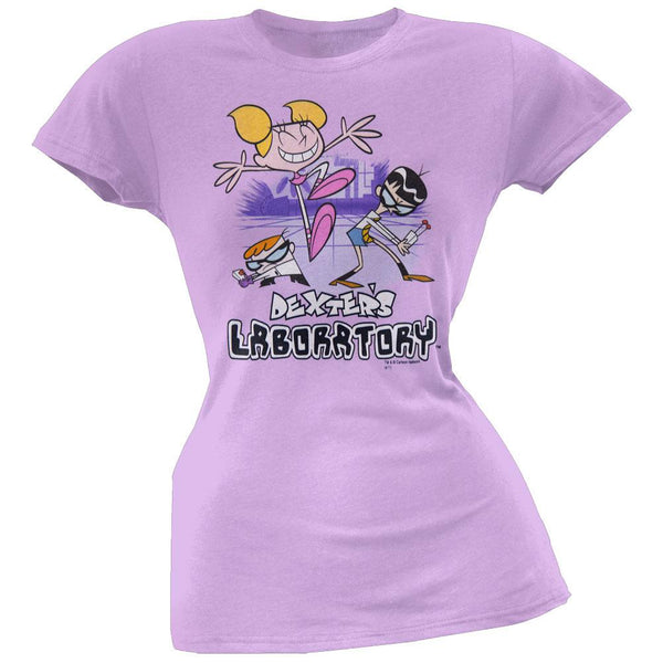 Dexter's Laboratory - Cutting In Juniors T-Shirt