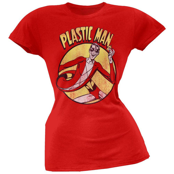 Plastic Man - Stretch Snap Juniors T-Shirt