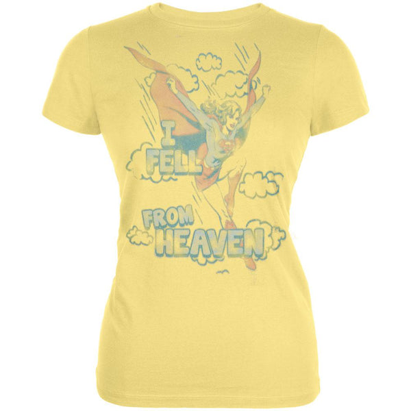 Supergirl - I Fell From Heaven Juniors T-Shirt