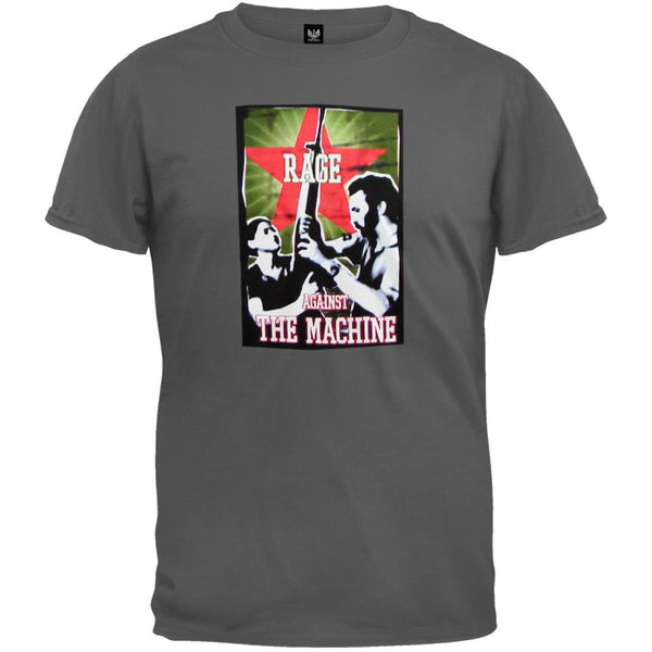 Rage Against The Machine - Rise Charcoal T-Shirt