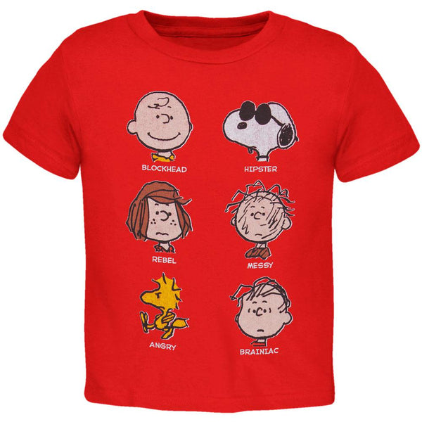 Peanuts - Red Faces Toddler T-Shirt