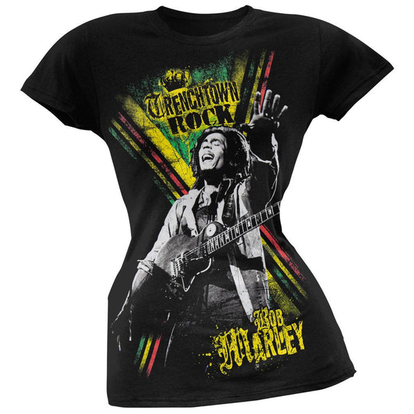 Bob Marley - Trench Rock Juniors T-Shirt