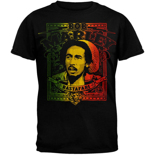 Bob Marley - Rastafari Black Youth T-Shirt