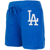 Los Angeles Dodgers - Glitter Logo Girls Youth Drawstring Shorts