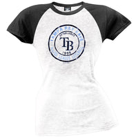 Tampa Bay Rays - Juniors Raglan Burnout T-Shirt