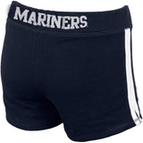 Seattle Mariners - Rhinestone Logo Girls Juvy Athletic Shorts
